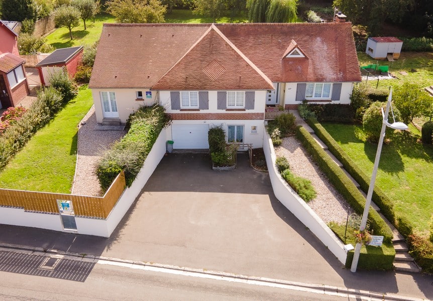 Façade de la chambre d'hôtes de charme à Ault - Gîtes de France 3 épis